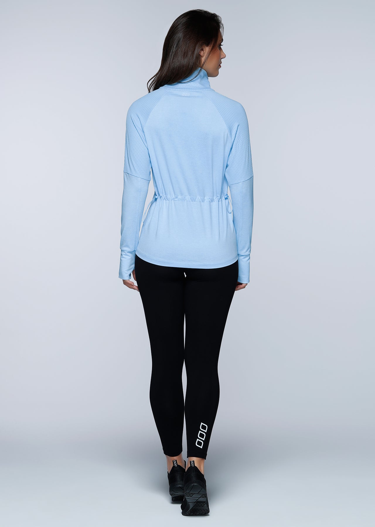 Lorna Jane Perform Active L/Slv Top - Blue Sky Marl