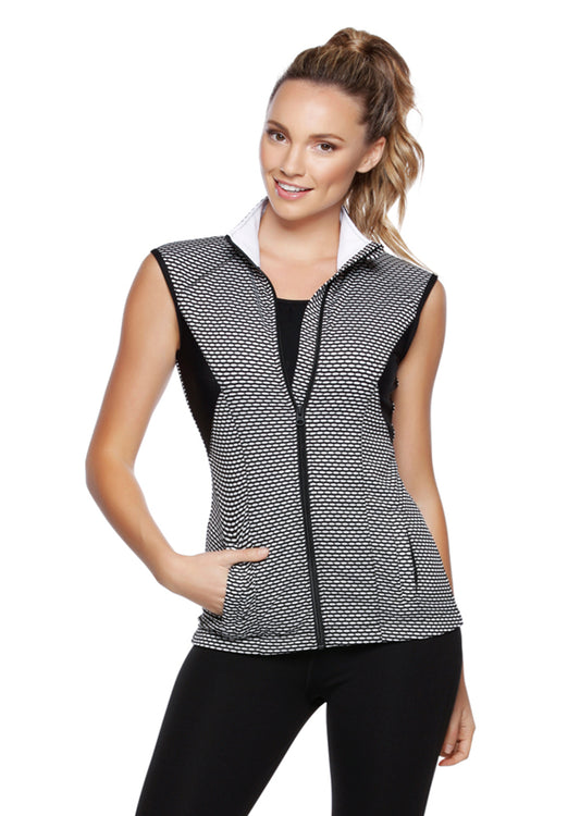 Lorna Jane Performance S/Less Zip Through - Black