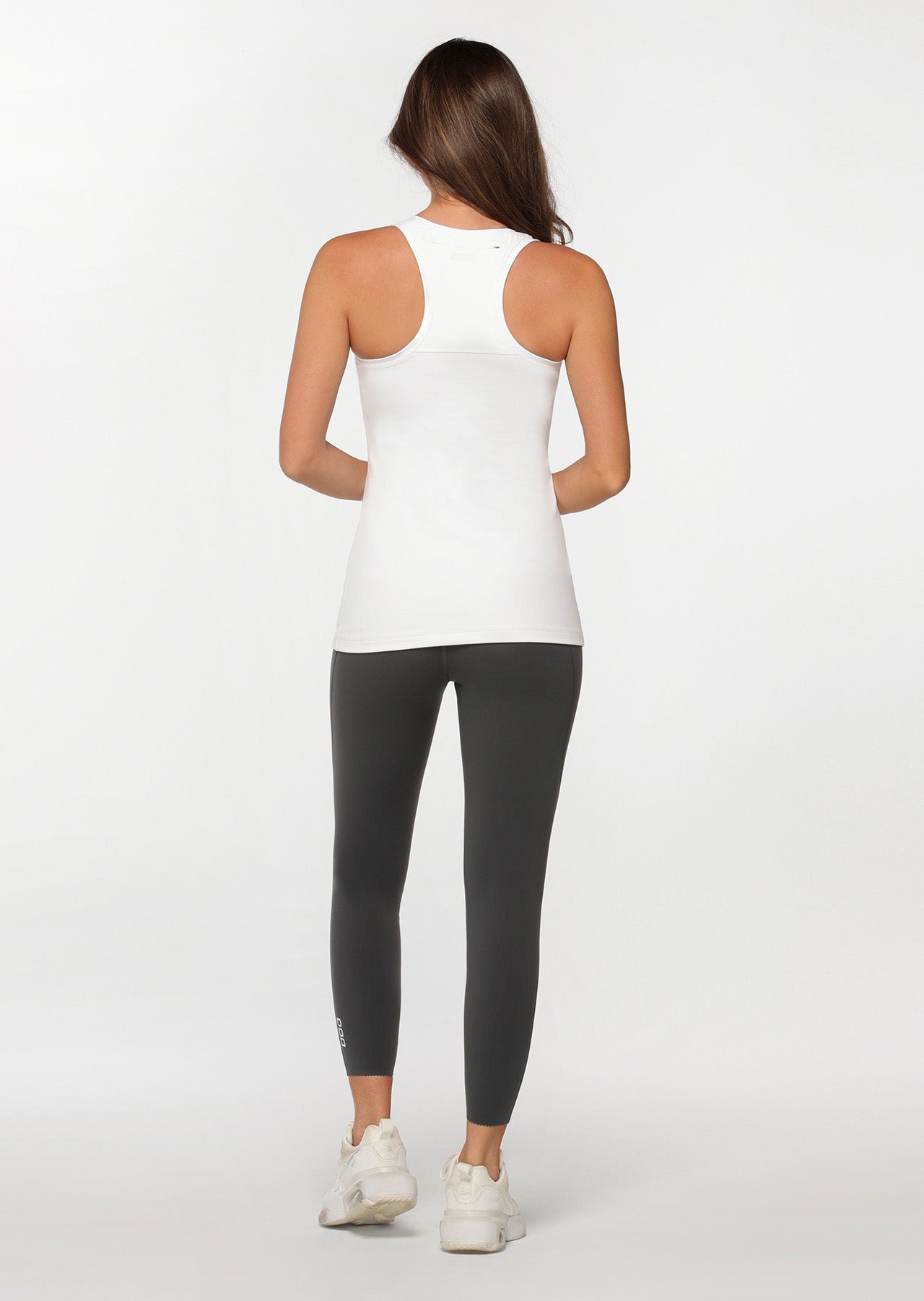 Lorna Jane Phone Pocket Active Tank - White