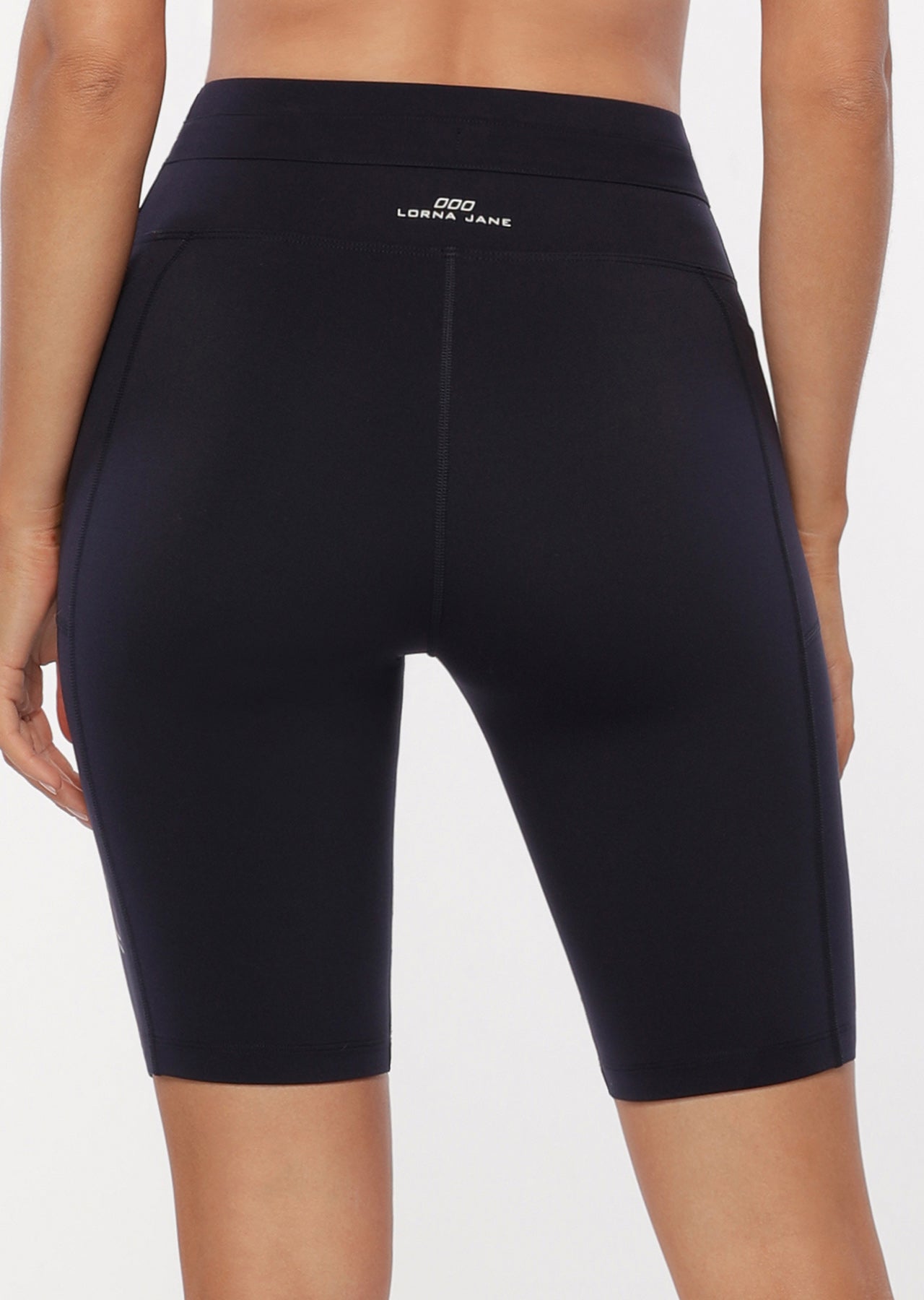 Lorna Jane Phone Pocket Bike Shorts - French Navy
