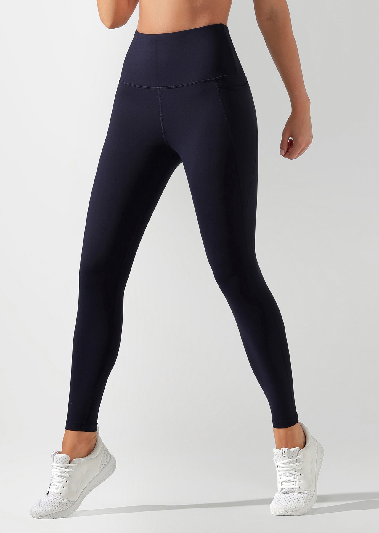 Lorna Jane Phone Pocket Thermal Full Length Tight - French Navy