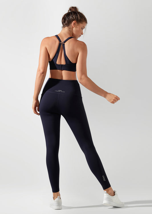 Lorna Jane Phone Pocket Thermal Full Length Tight - French Navy