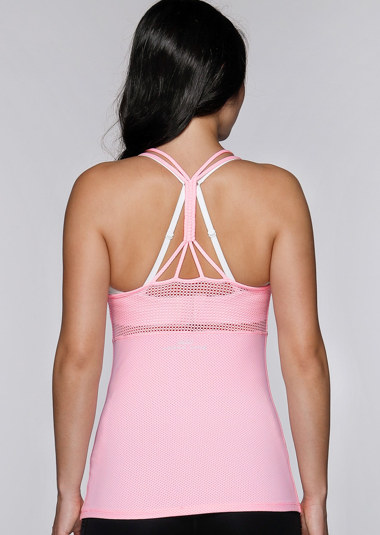 Lorna Jane Plunge Excel Tank - Baby Pink