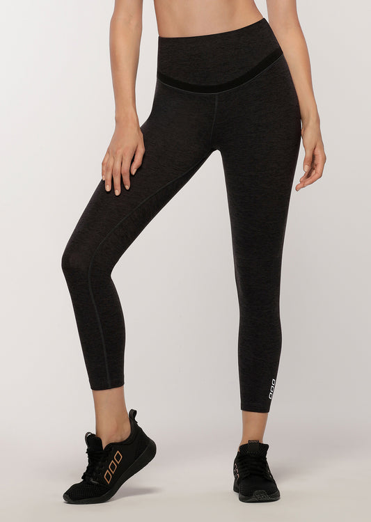 Lorna Jane Polished Ankle Biter Leggings - Slate Marl