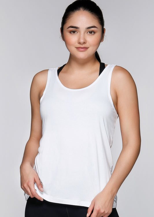 Lorna Jane Post Workout Tank - White