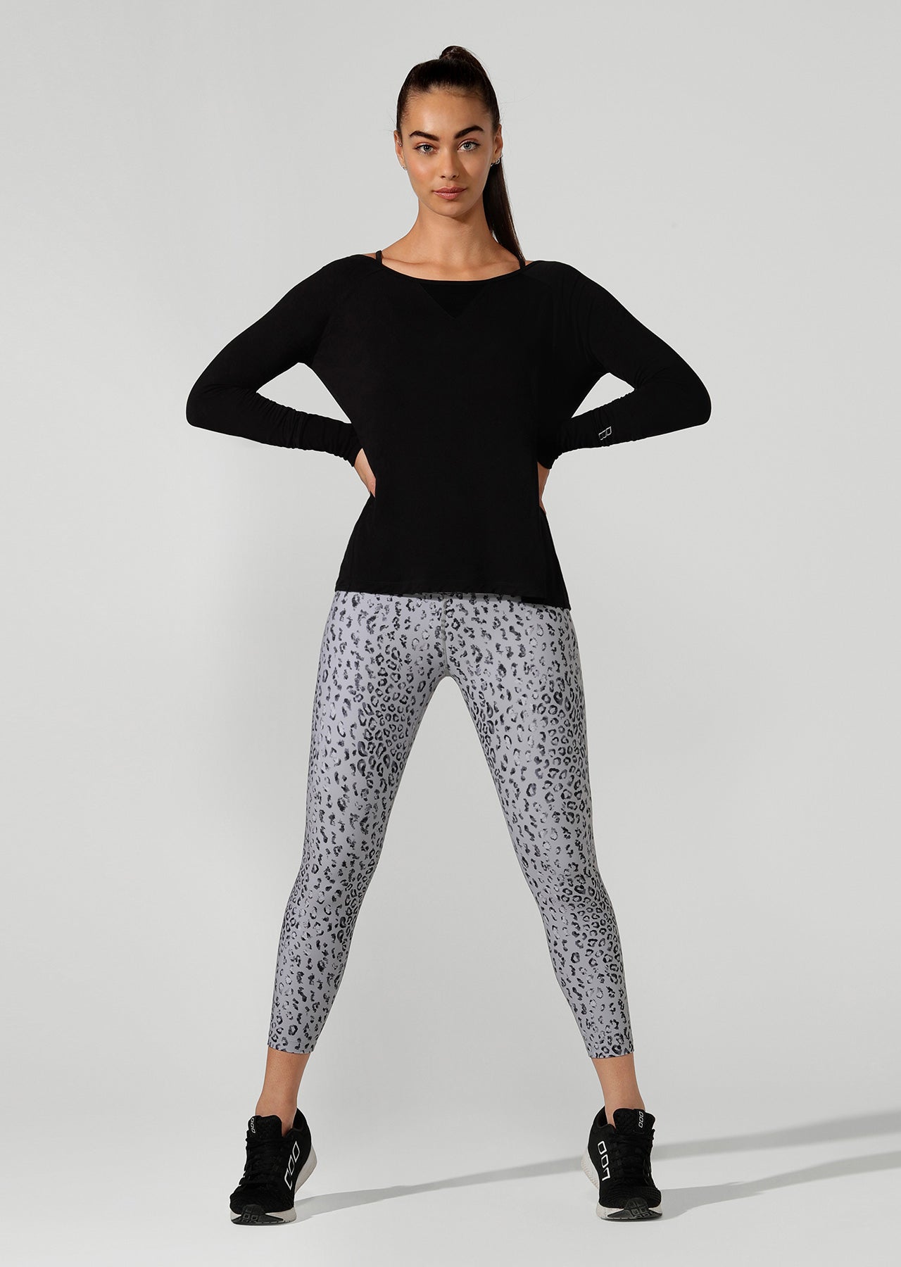 Lorna Jane Post Yoga Twist Long - Black