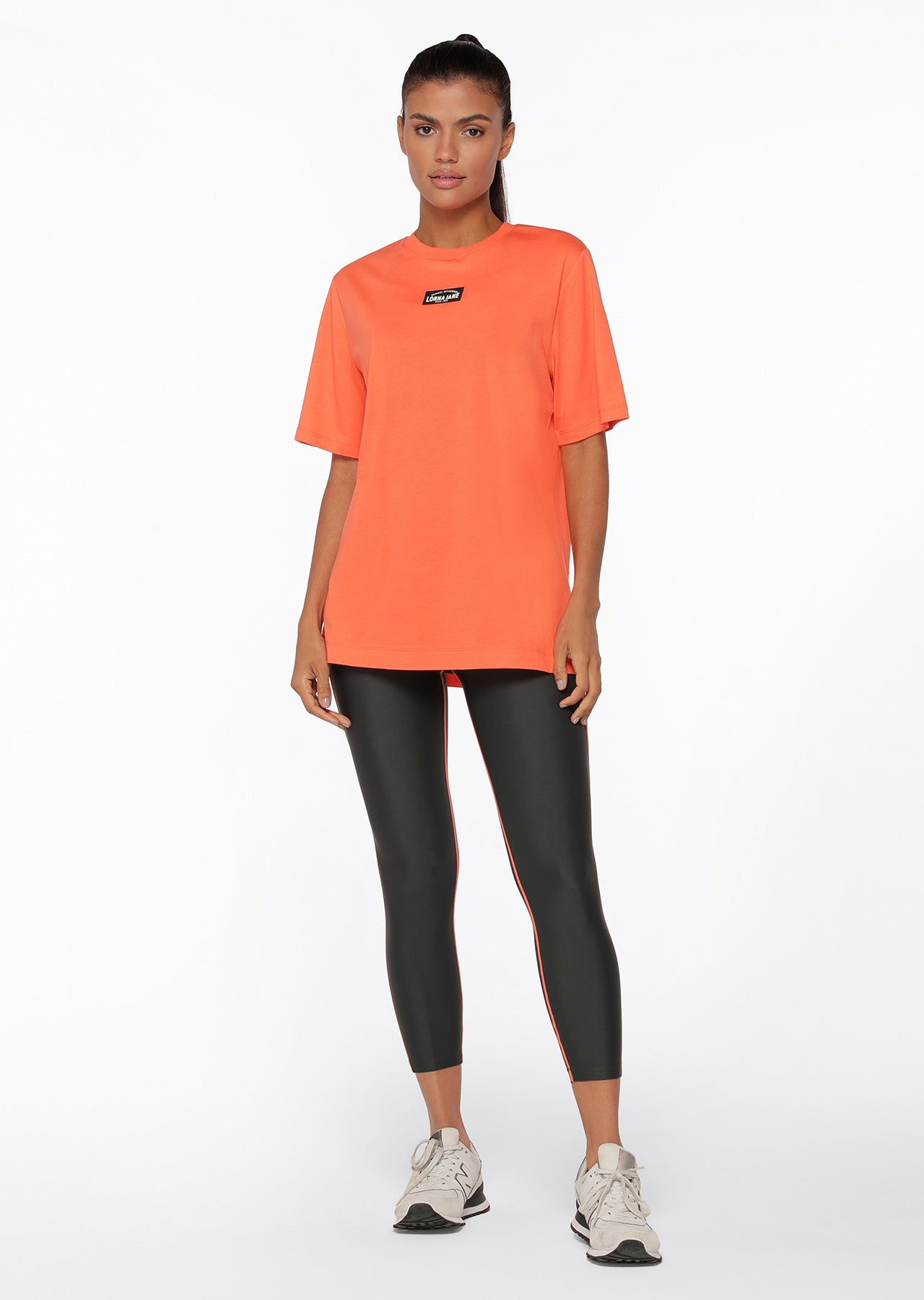 Lorna Jane Power Fit Transdry Relaxed Tee - Satsuma