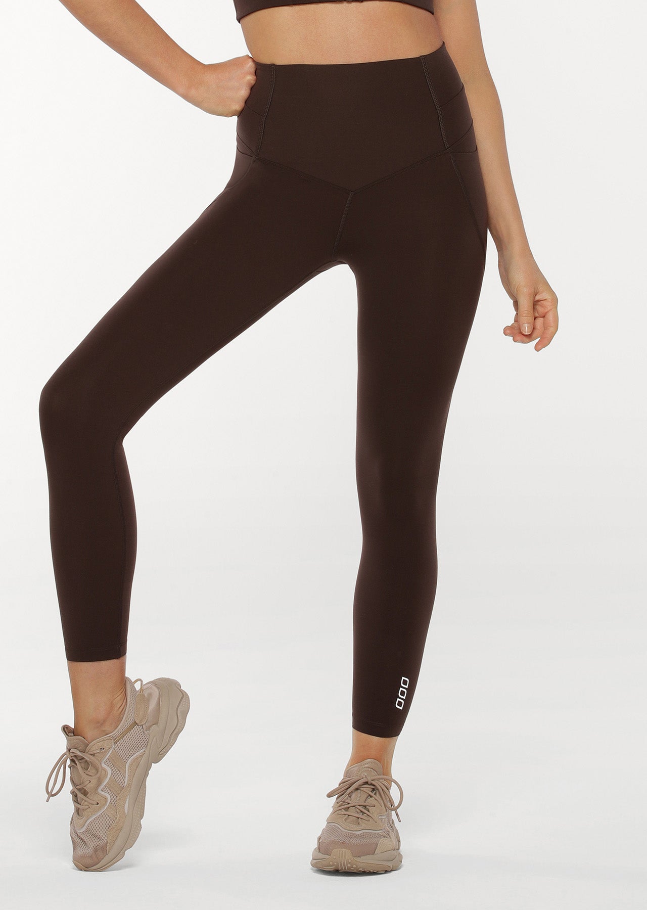 Lorna Jane Power Sculpt Ankle Biter Leggings - Volcano