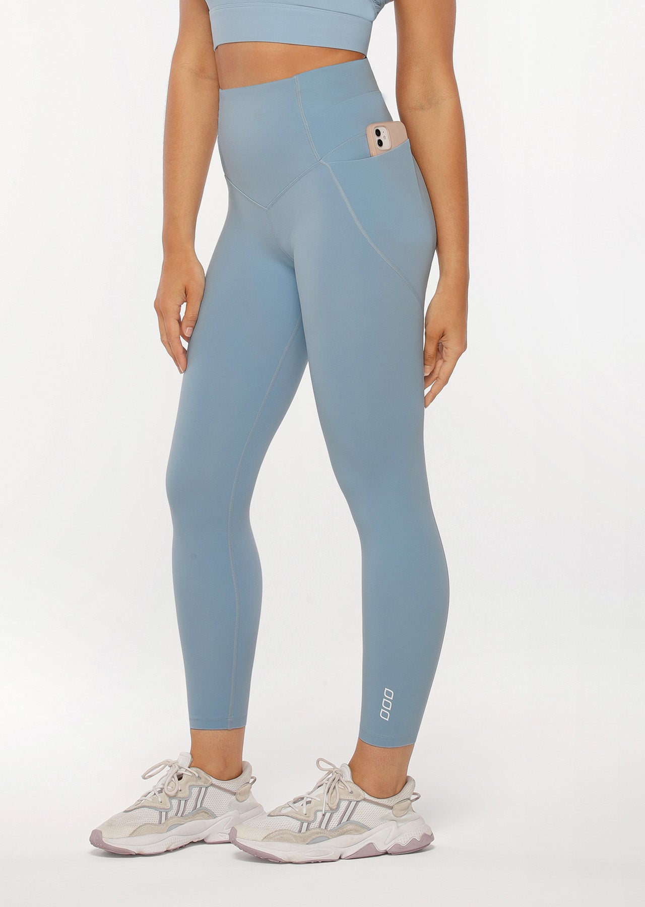 Lorna Jane Power Sculpt Ankle Biter Leggings - Voyage Blue