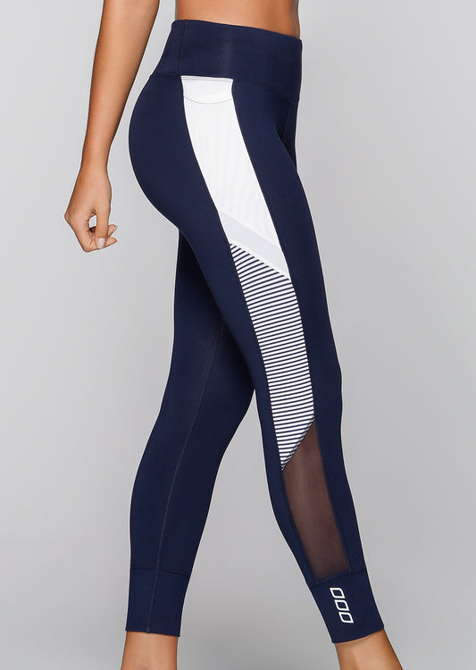 Lorna Jane Power Shape Ankle Biter Tight - Ink/White