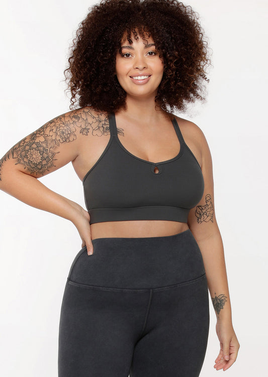 Lorna Jane Power To You Sports Bra - Titanium