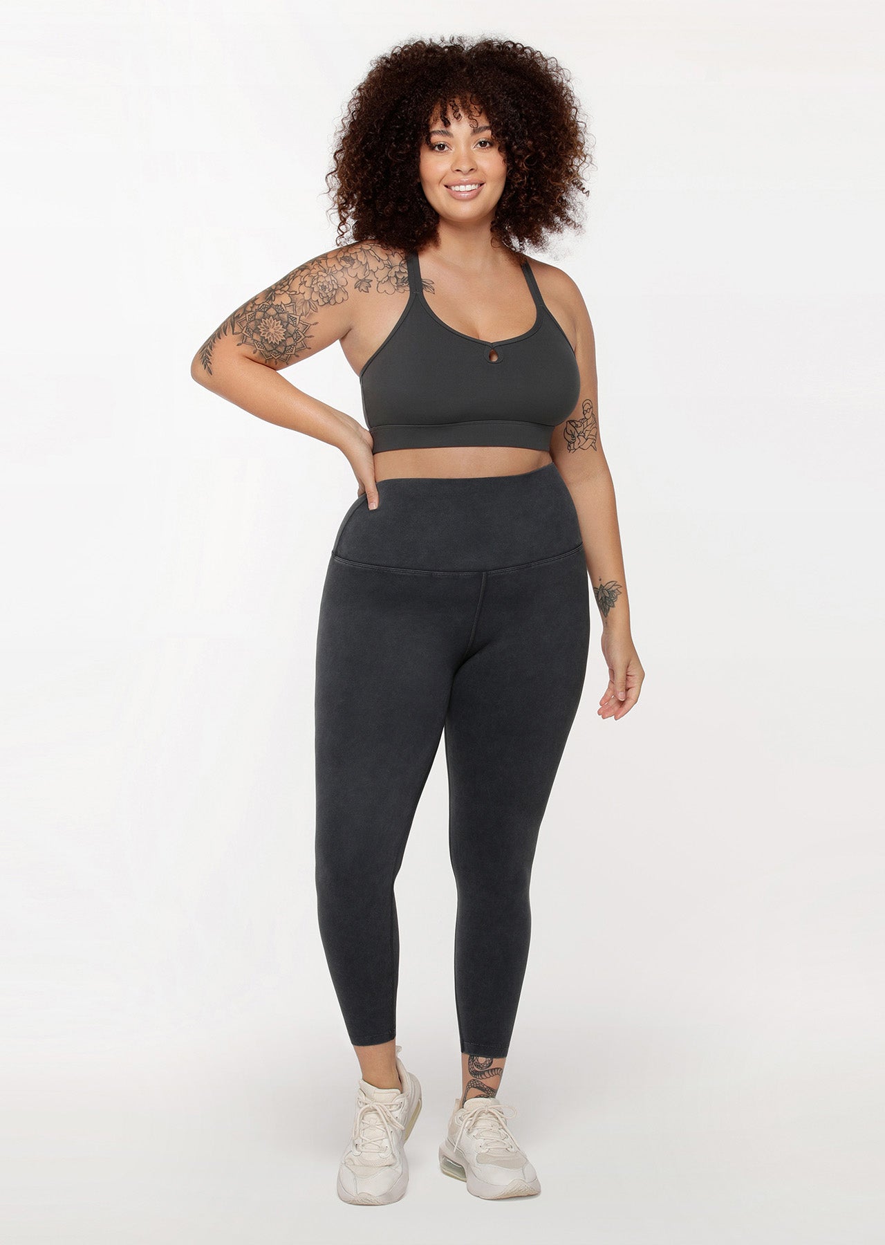 Lorna Jane Power To You Sports Bra - Titanium