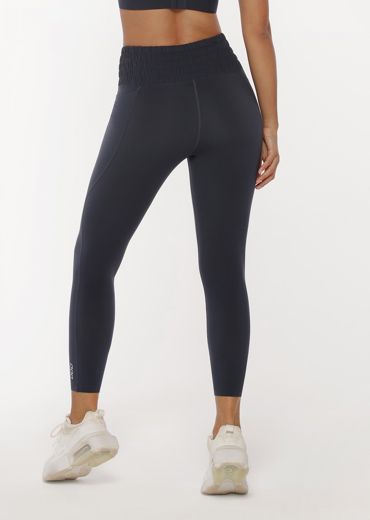 Lorna Jane Power Up Phone Pocket Ankle Biter Leggings - Platinum Navy