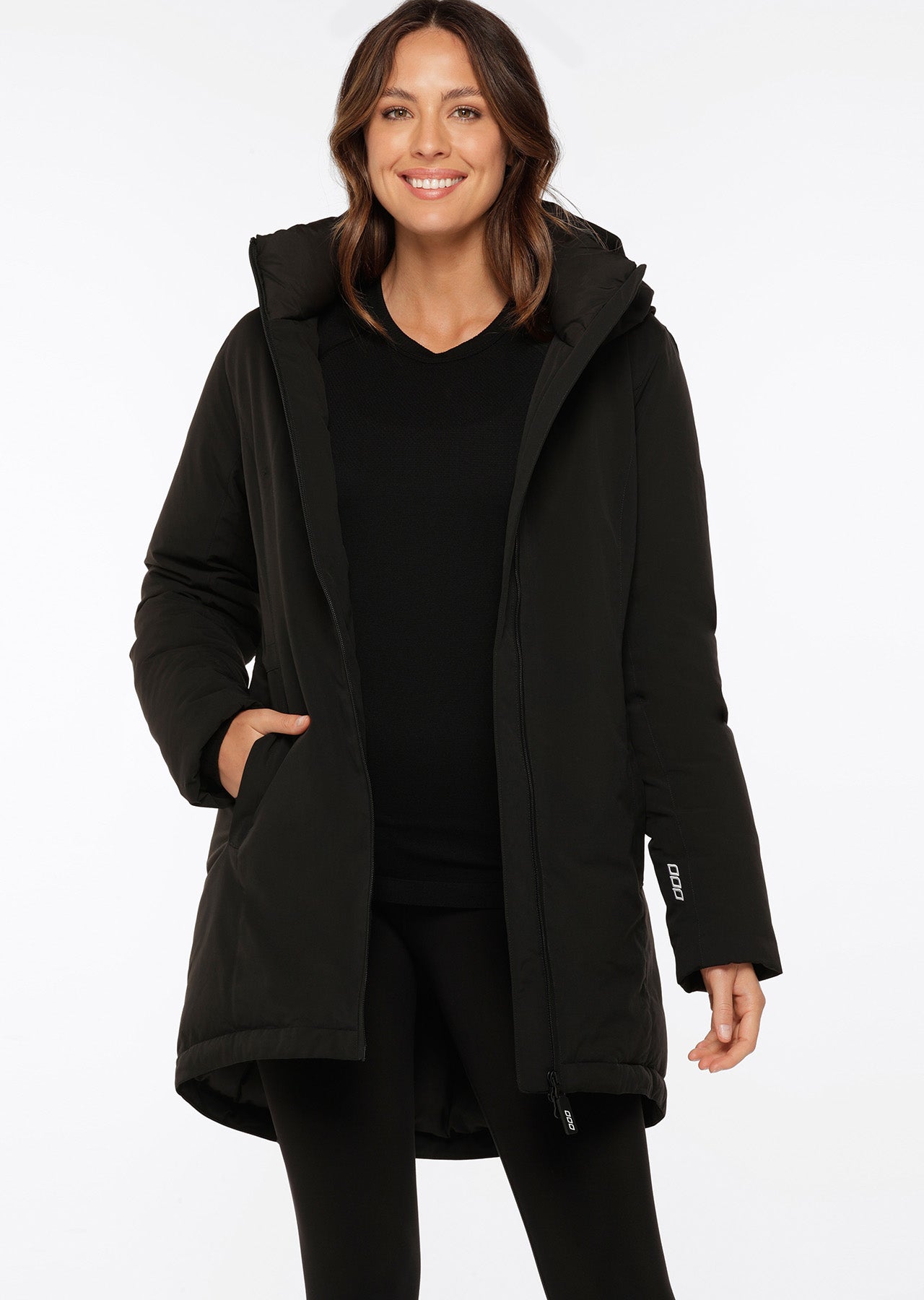 Lorna Jane Puffer Down Jacket - Black