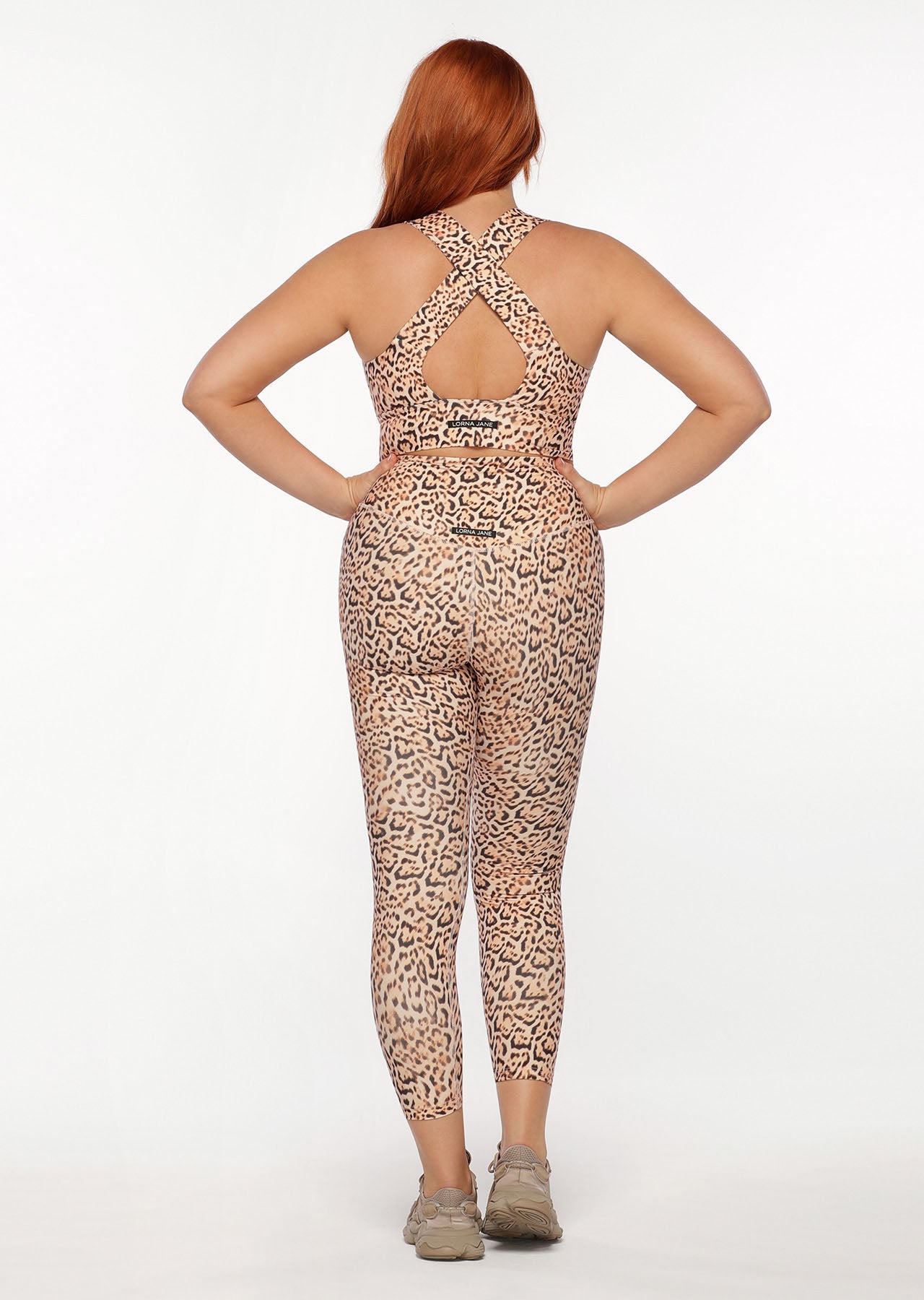 Lorna Jane Purr-Fect Ankle Biter Leggings - Jaguar Print