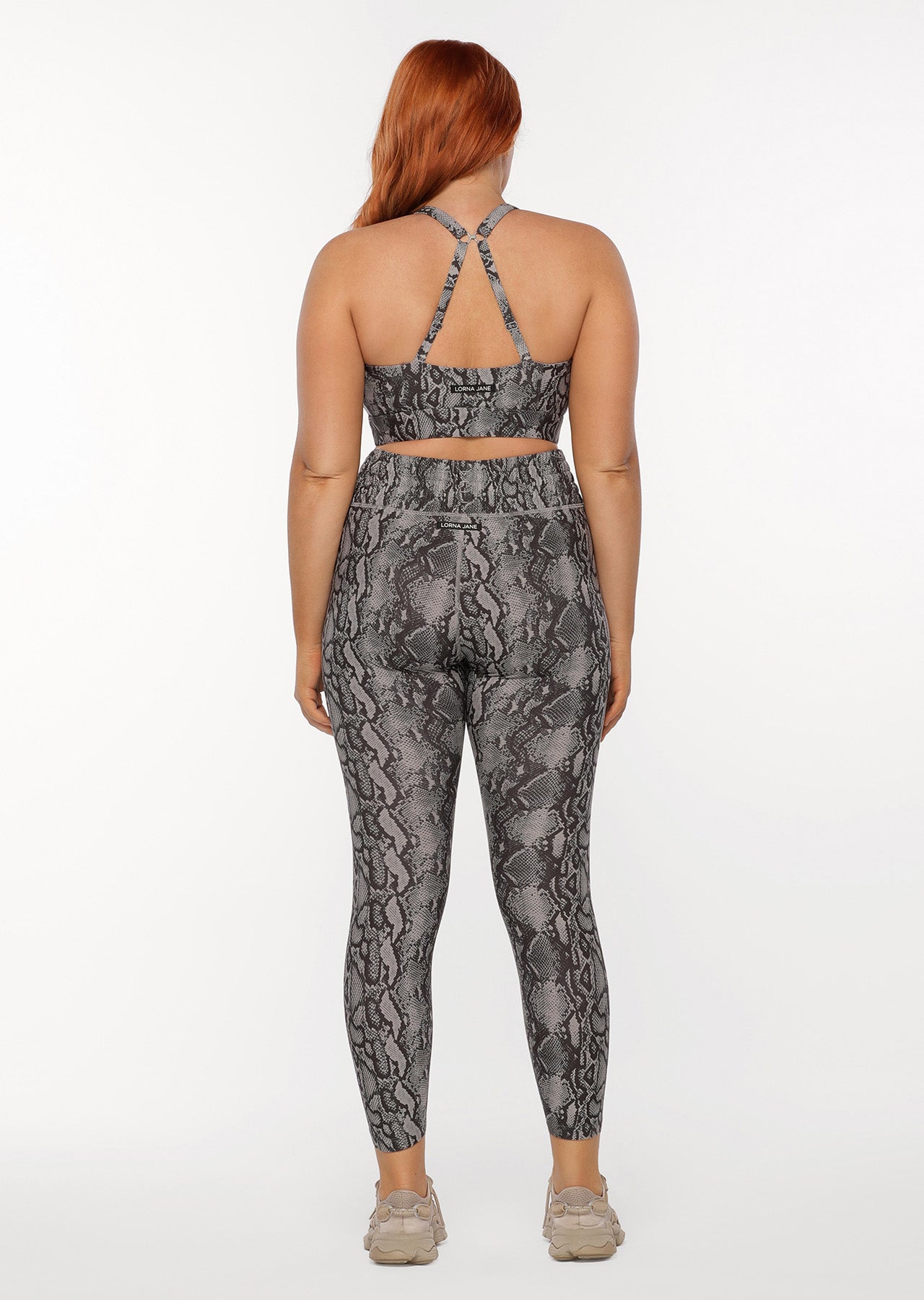 Lorna Jane Python Ankle Biter Leggings - Python Print