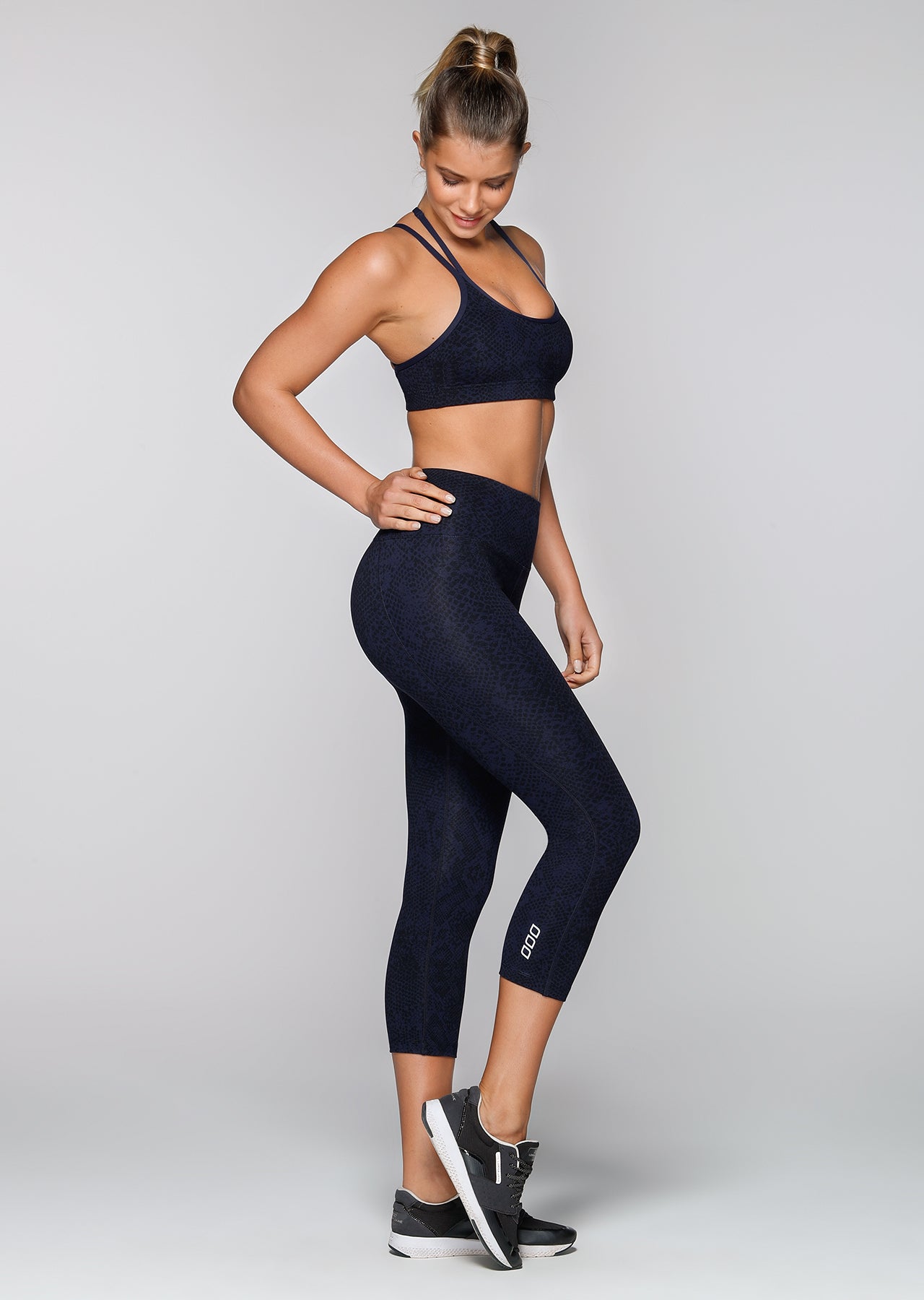 Lorna Jane Python Core 7/8 Tight - Python Print