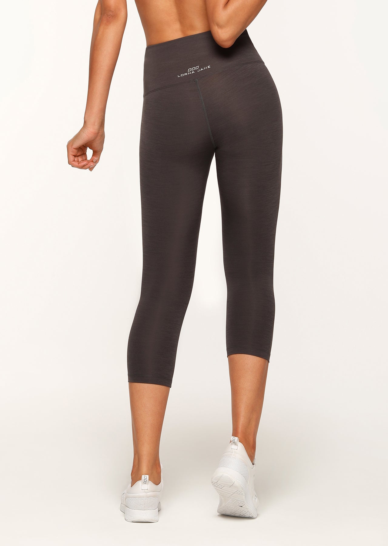 Lorna Jane Quick Dry Support 7/8 Tight - Black Marl