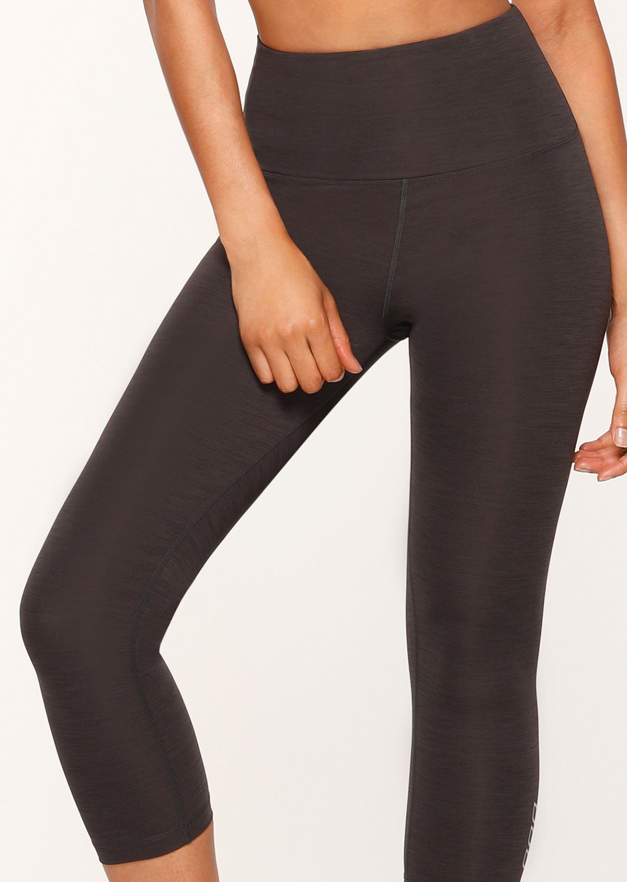 Lorna Jane Quick Dry Support 7/8 Tight - Black Marl