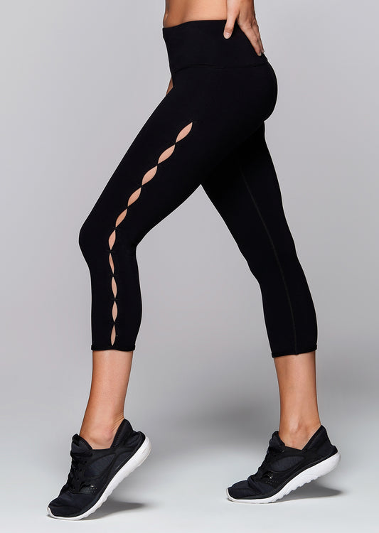 Lorna Jane Quick Start Core 7/8 Tight - Black