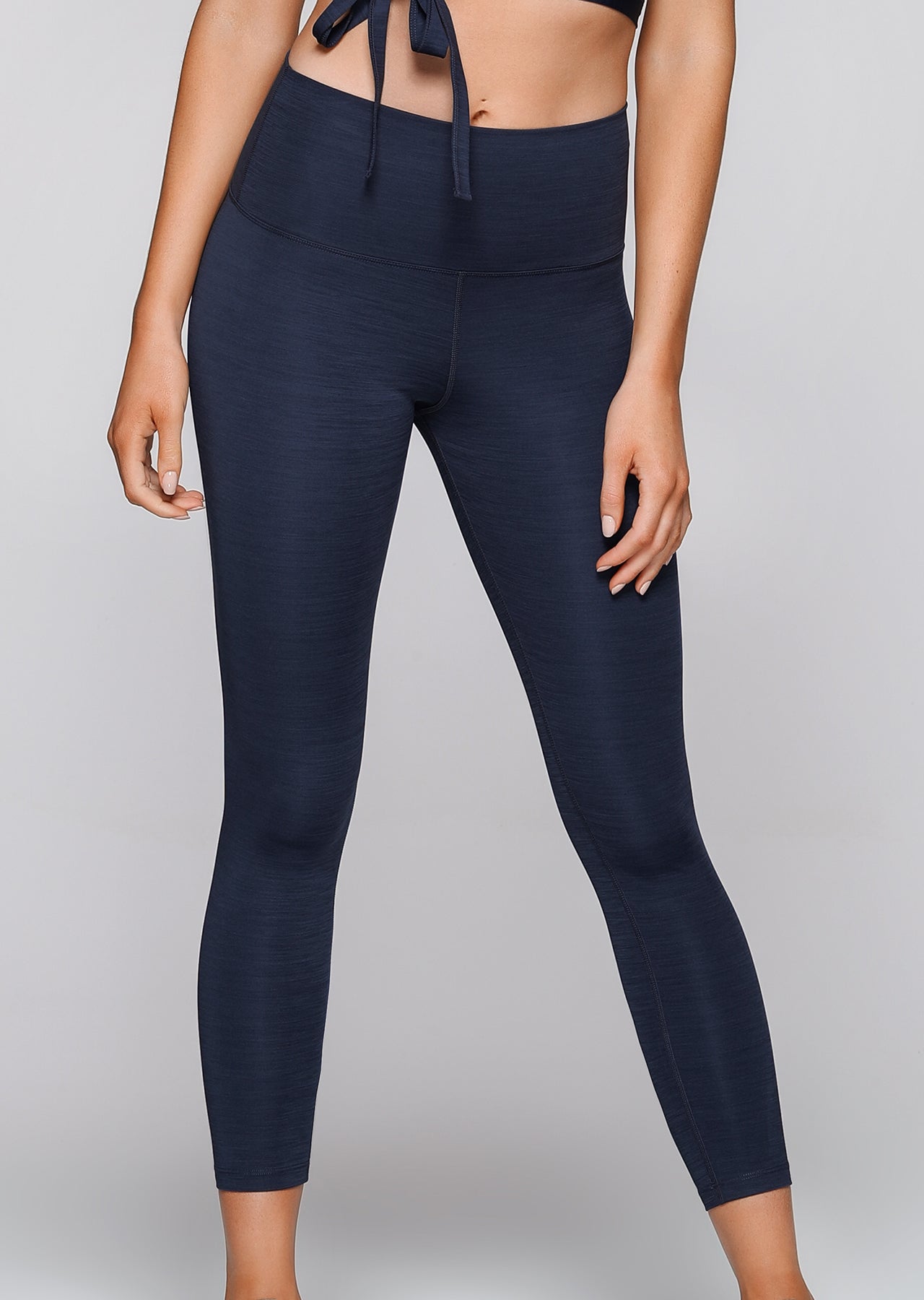 Lorna Jane Quicker Dry Ankle Biter Tight - Ink Marl