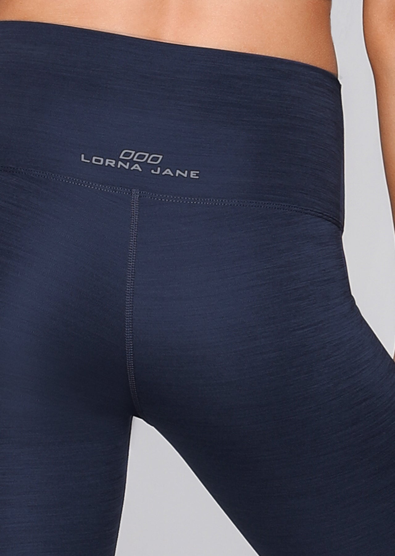 Lorna Jane Quicker Dry Ankle Biter Tight - Ink Marl