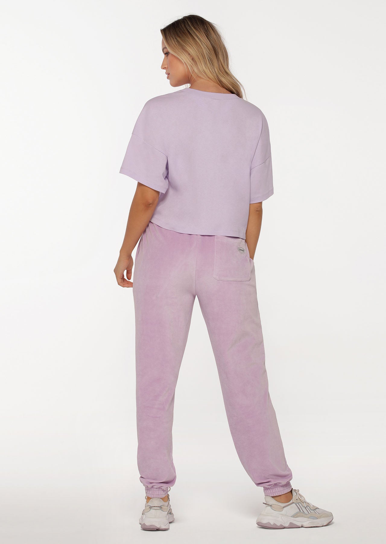 Lorna Jane R & R Cropped Tee - Pale Violet