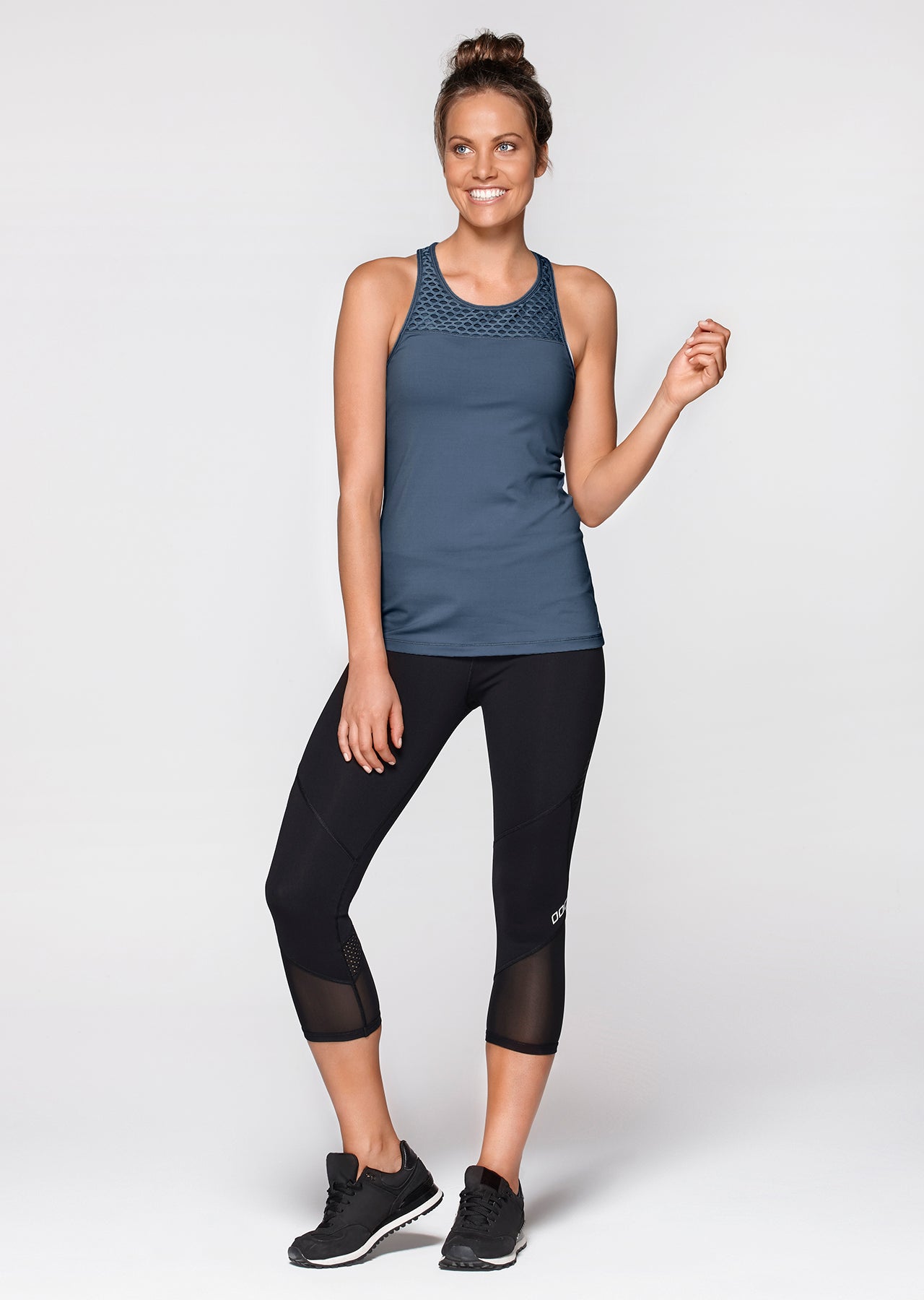 Lorna Jane Rachel Excel Tank - Powder Grey