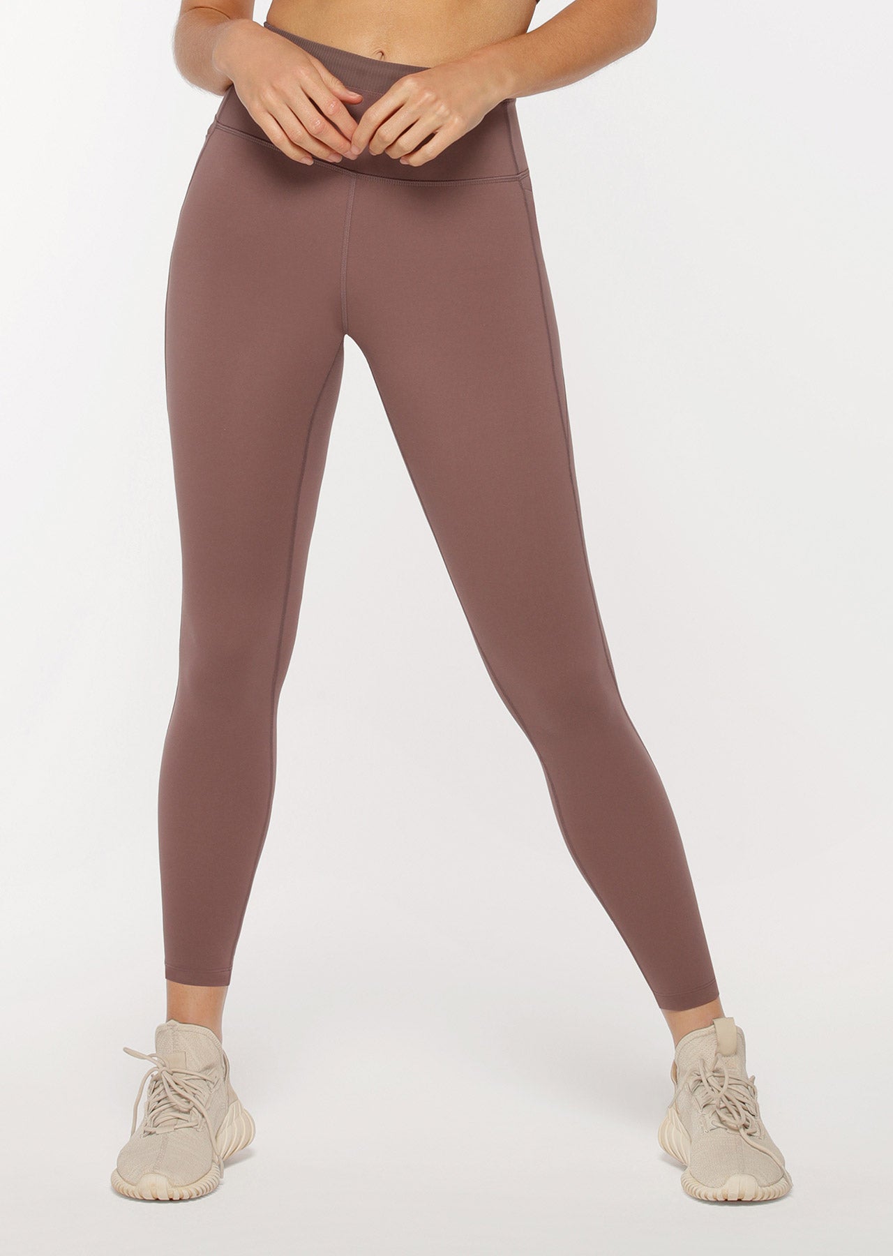 Lorna Jane Radiate Phone Pocket Full Length Leggings - Stone