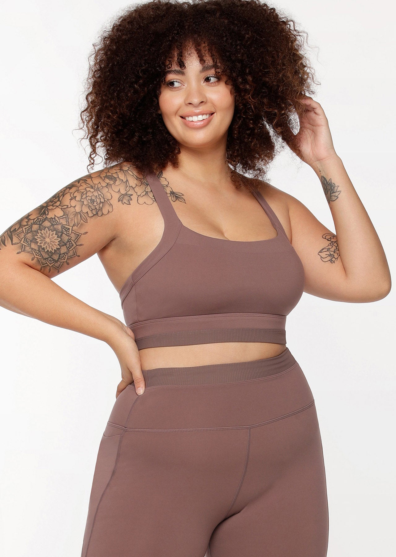 Lorna Jane Radiate Sports Bra - Stone