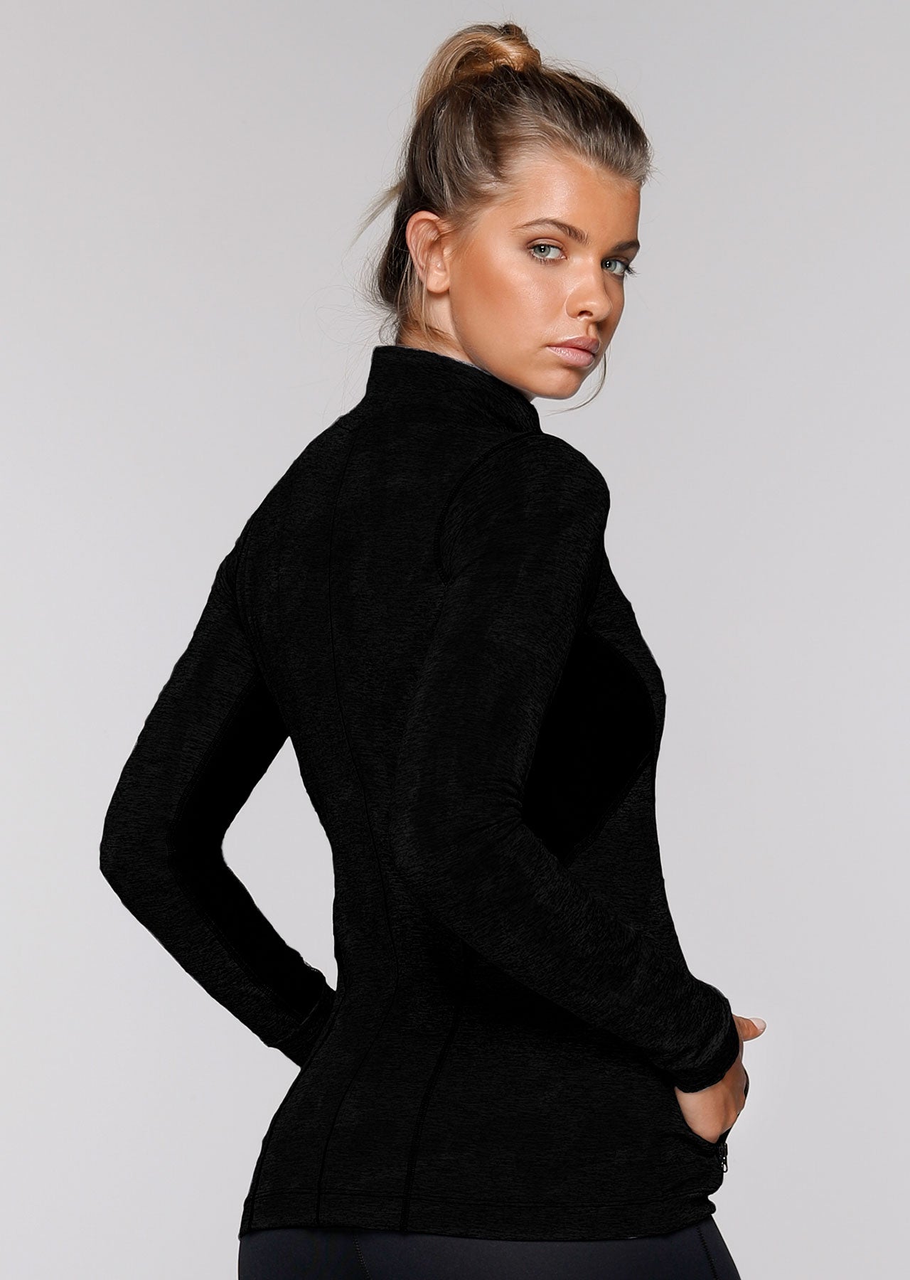 Lorna Jane Rally Excel Zip Through - Black
