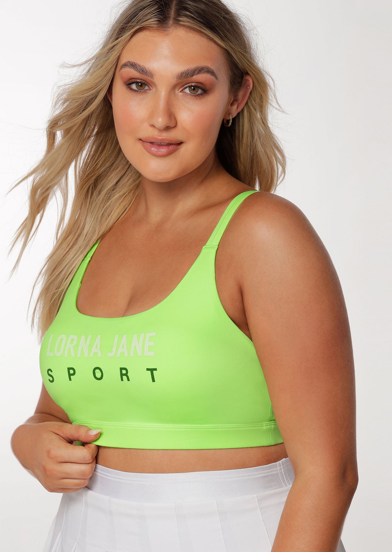 Lorna Jane Rally Sports Bra - Sunbleached Lime