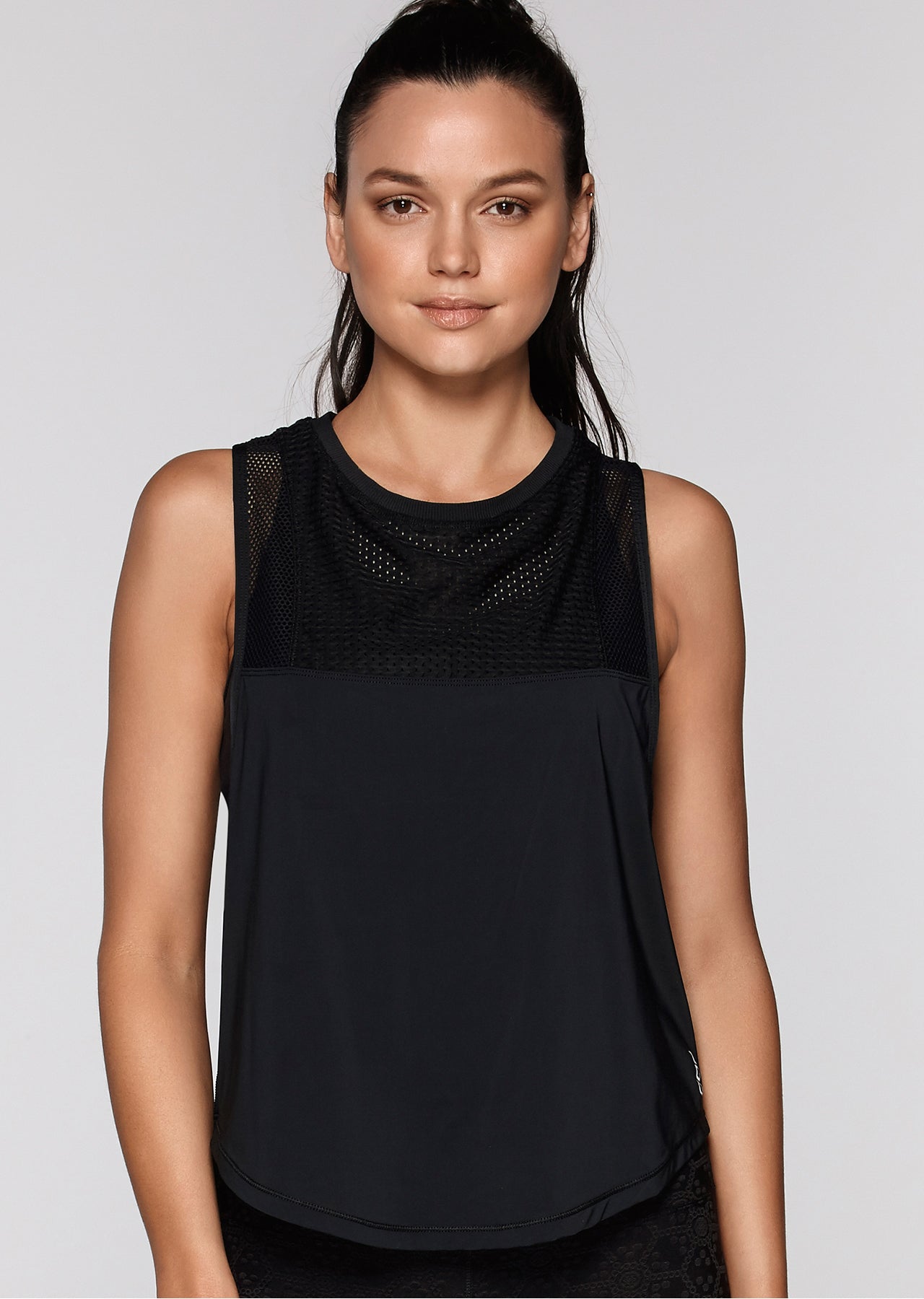 Lorna Jane Rapid Mesh Excel Tank - Black