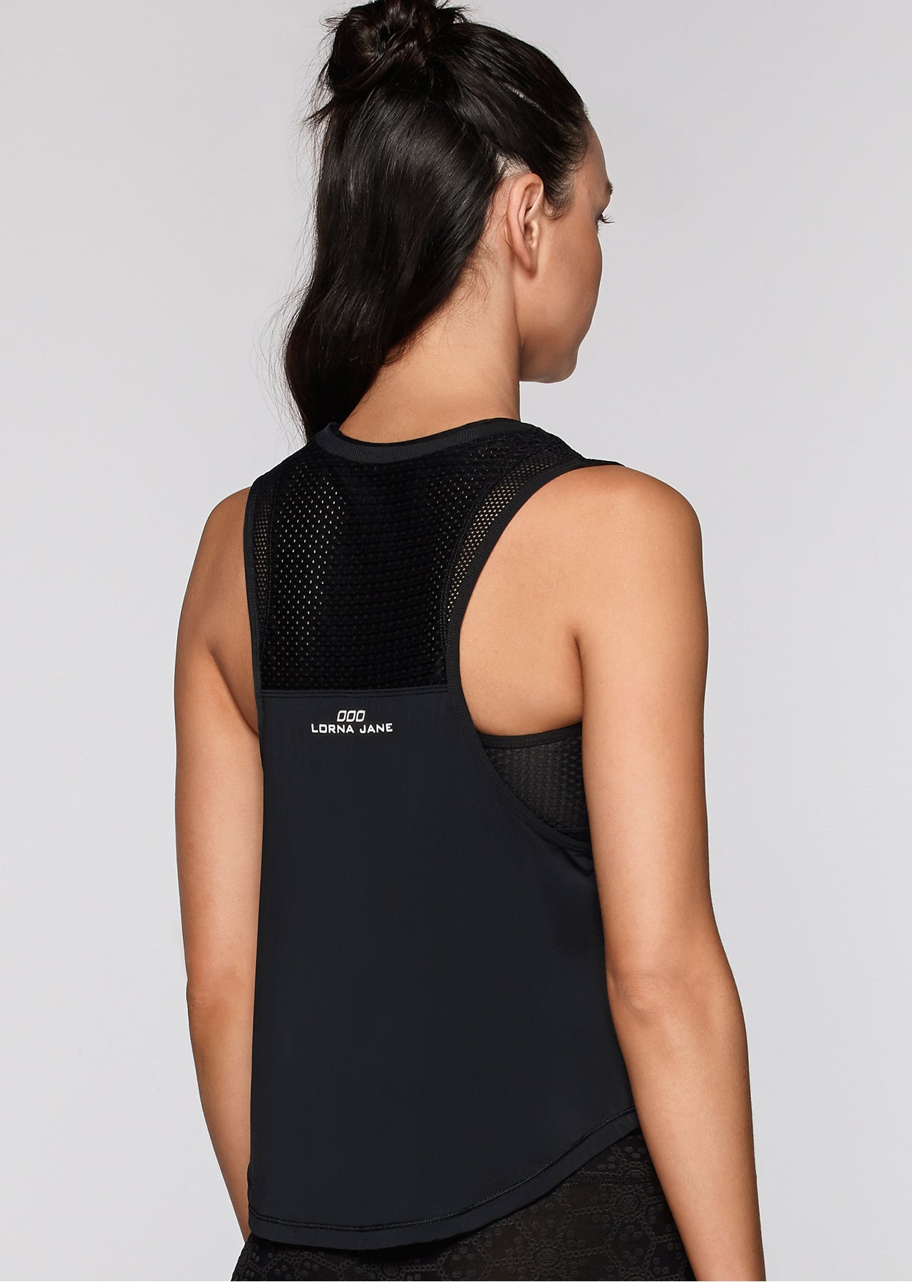 Lorna Jane Rapid Mesh Excel Tank - Black