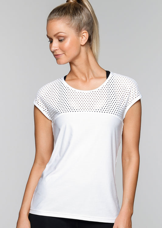 Lorna Jane Raya Excel T-Shirt - White