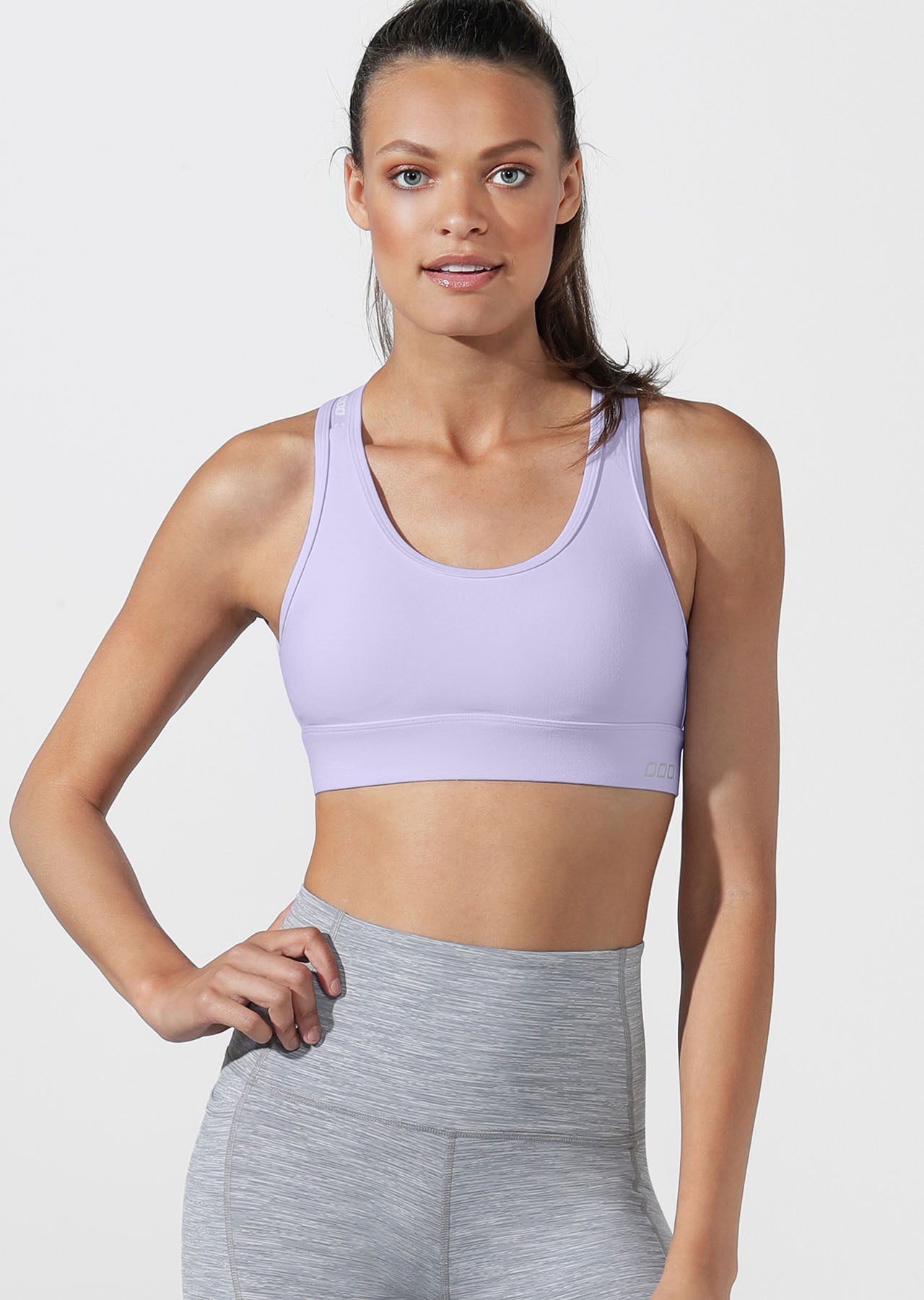 Lorna Jane Reduce The Bounce Sports Bra - Pale Violet