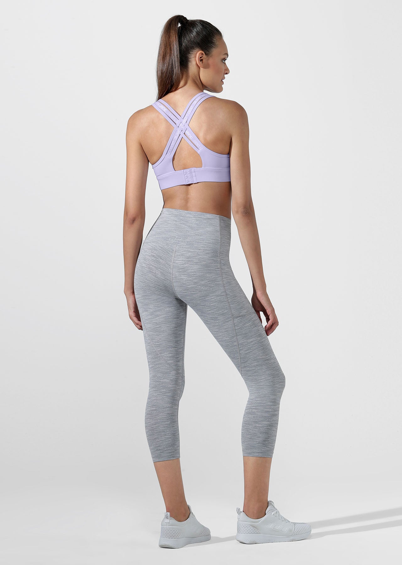 Lorna Jane Reduce The Bounce Sports Bra - Pale Violet