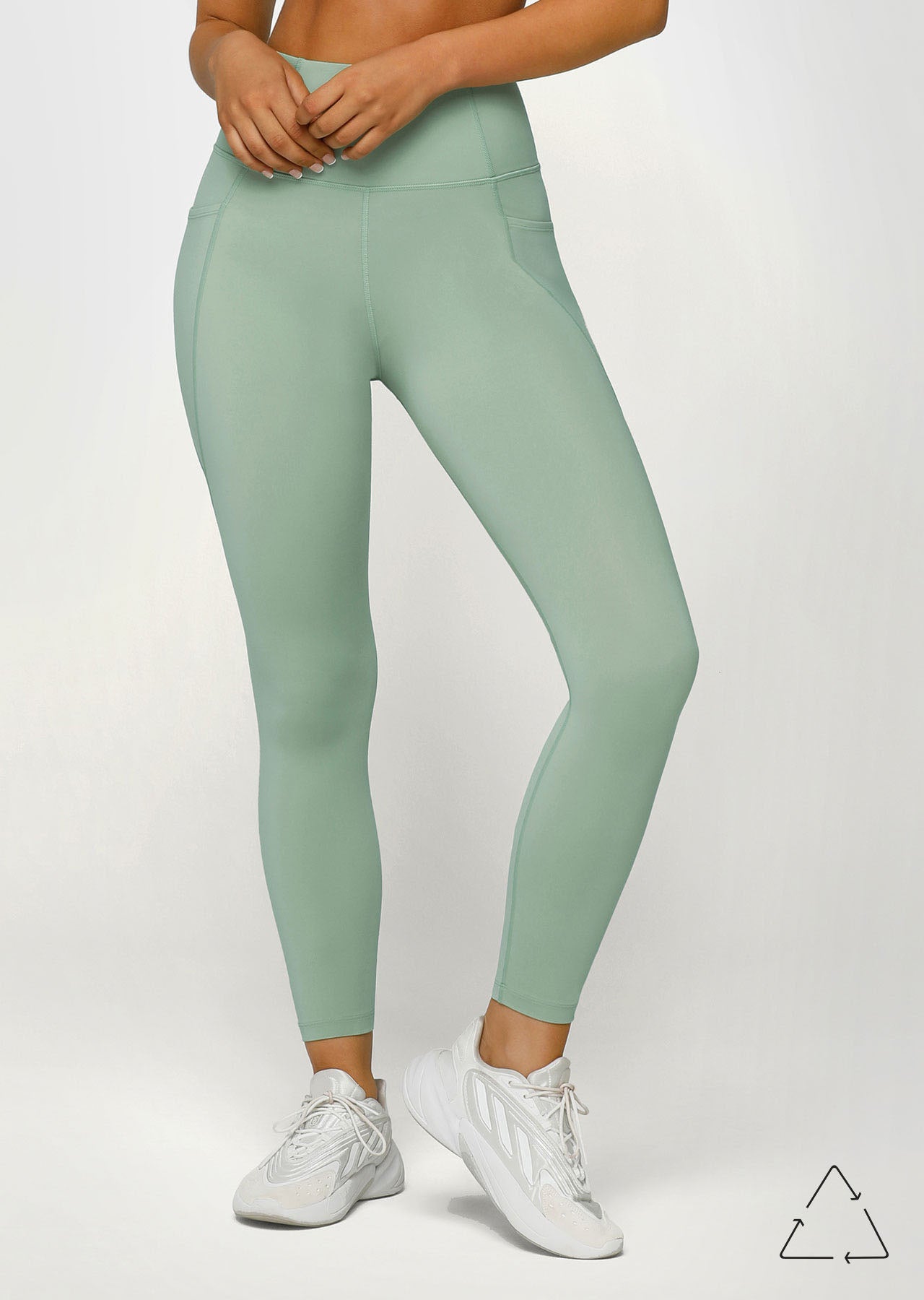 Lorna Jane Refine Recycled Booty Support Ankle Biter Leggings - Wild Mint