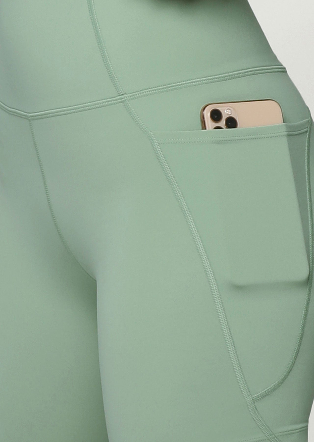 Lorna Jane Refine Eco Booty Support Bike Shorts - Wild Mint