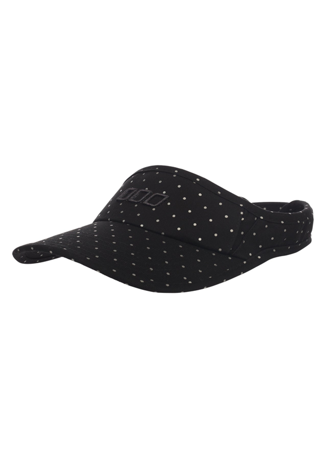 Lorna Jane Reflective Spot Visor - Black/Reflective Spot
