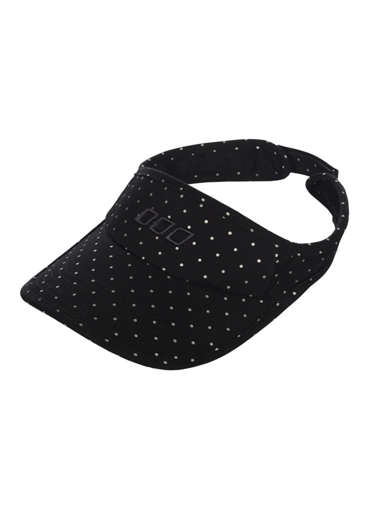 Lorna Jane Reflective Spot Visor - Black/Reflective Spot