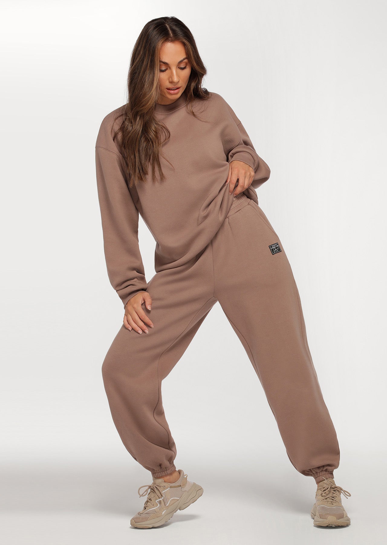 Lorna Jane Relax Track Pants - Bone