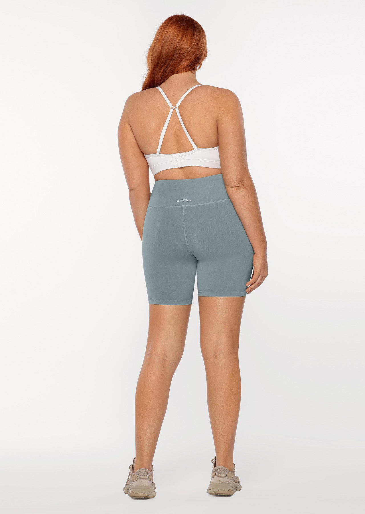 Lorna Jane Relaxed Bike Shorts - Mirror Blue
