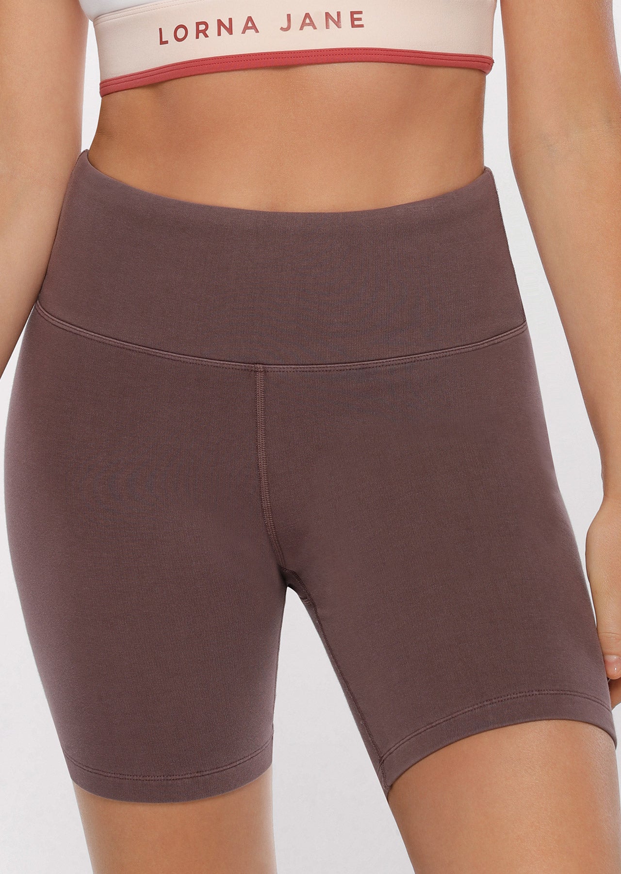 Lorna Jane Relaxed Bike Shorts - Stone