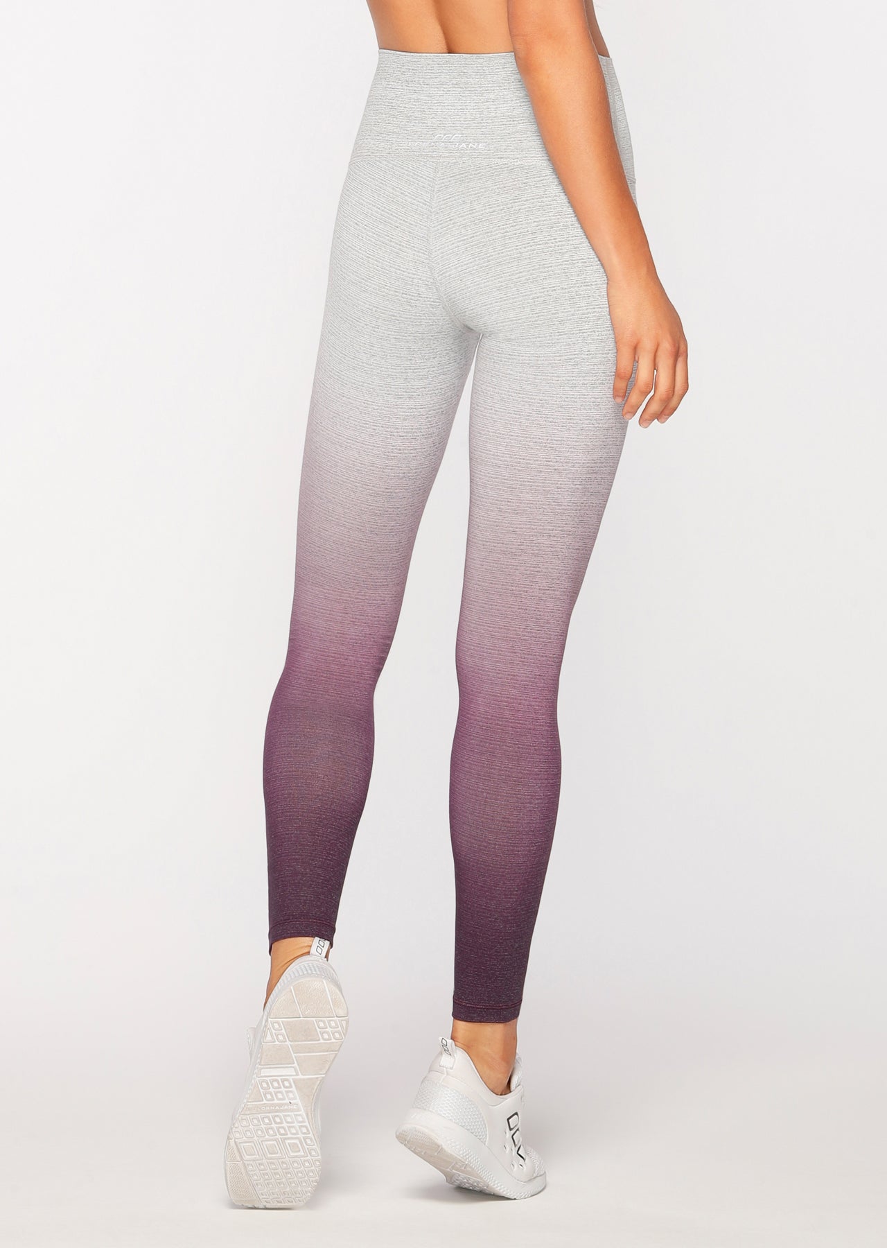 Lorna Jane Renew F/L Tight - Pale Grey Marl Ombre