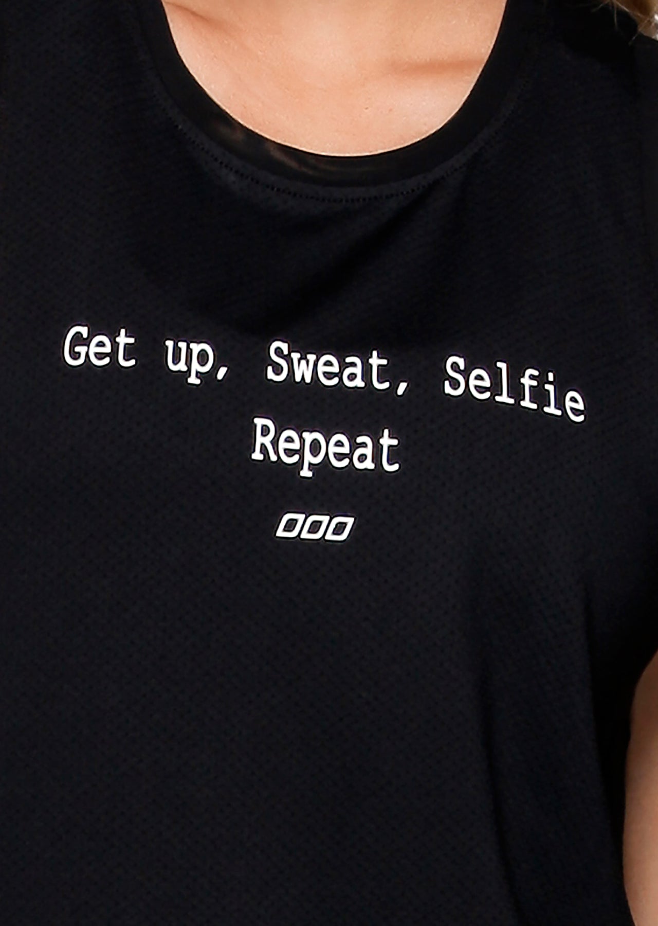 Lorna Jane Repeat Excel Tank - Black