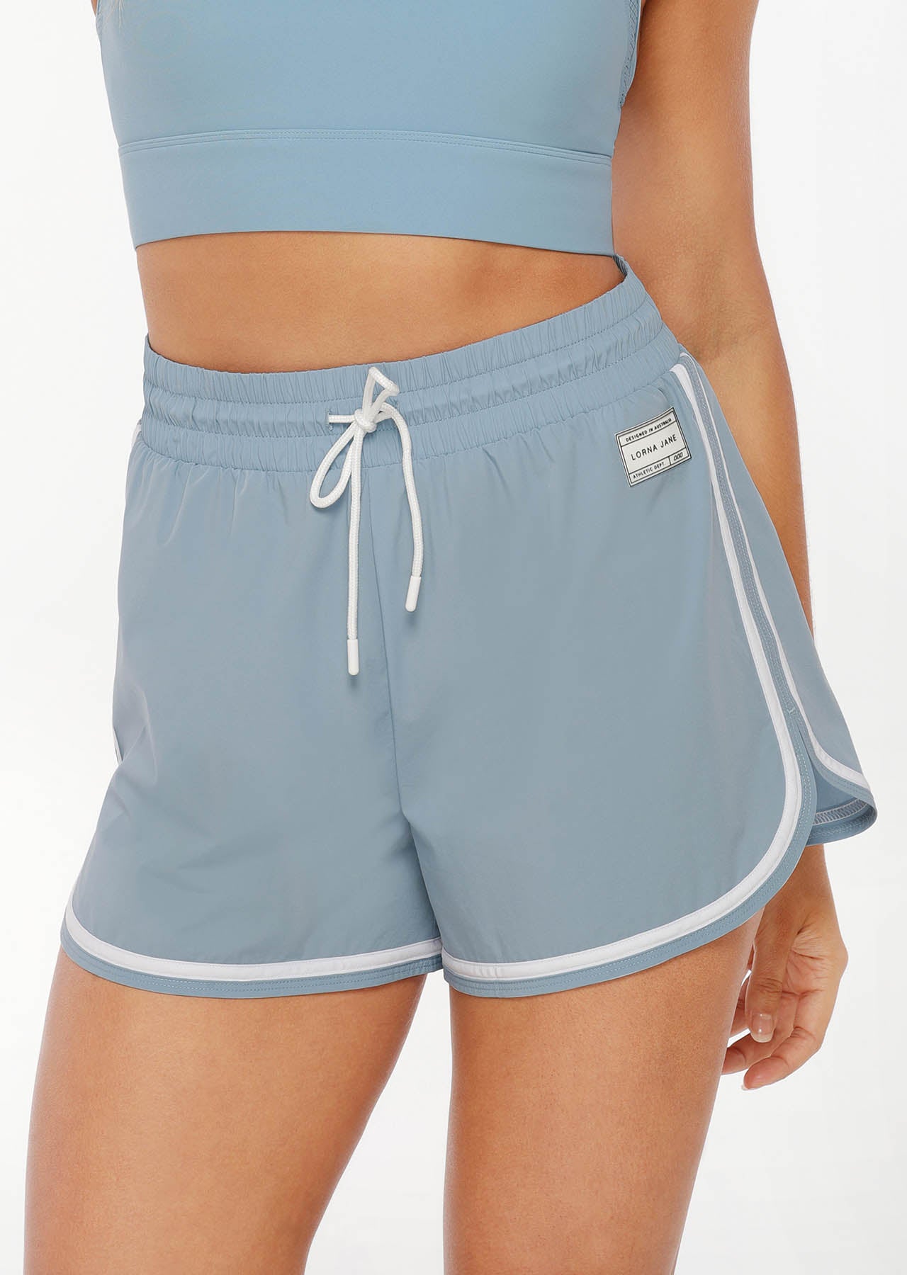 Lorna Jane Reps High Rise Run Shorts - Voyage Blue