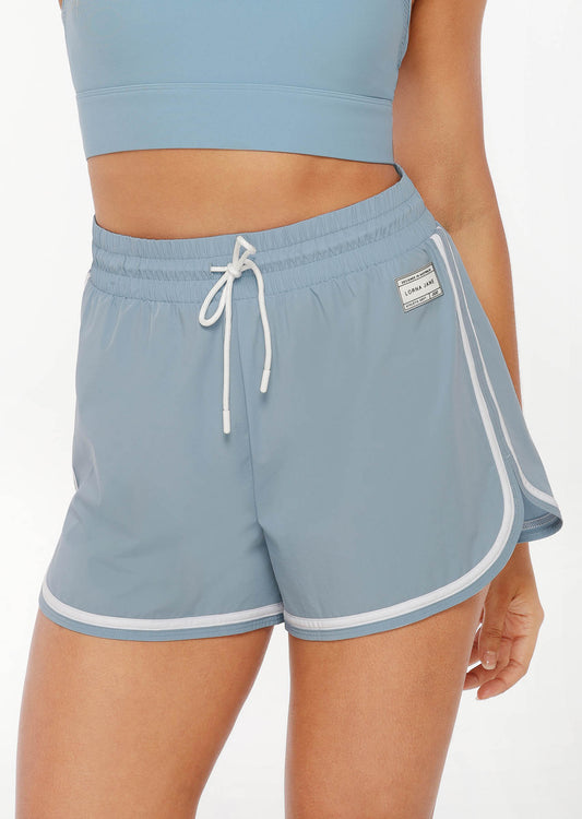 Lorna Jane Reps High Rise Run Shorts - Voyage Blue