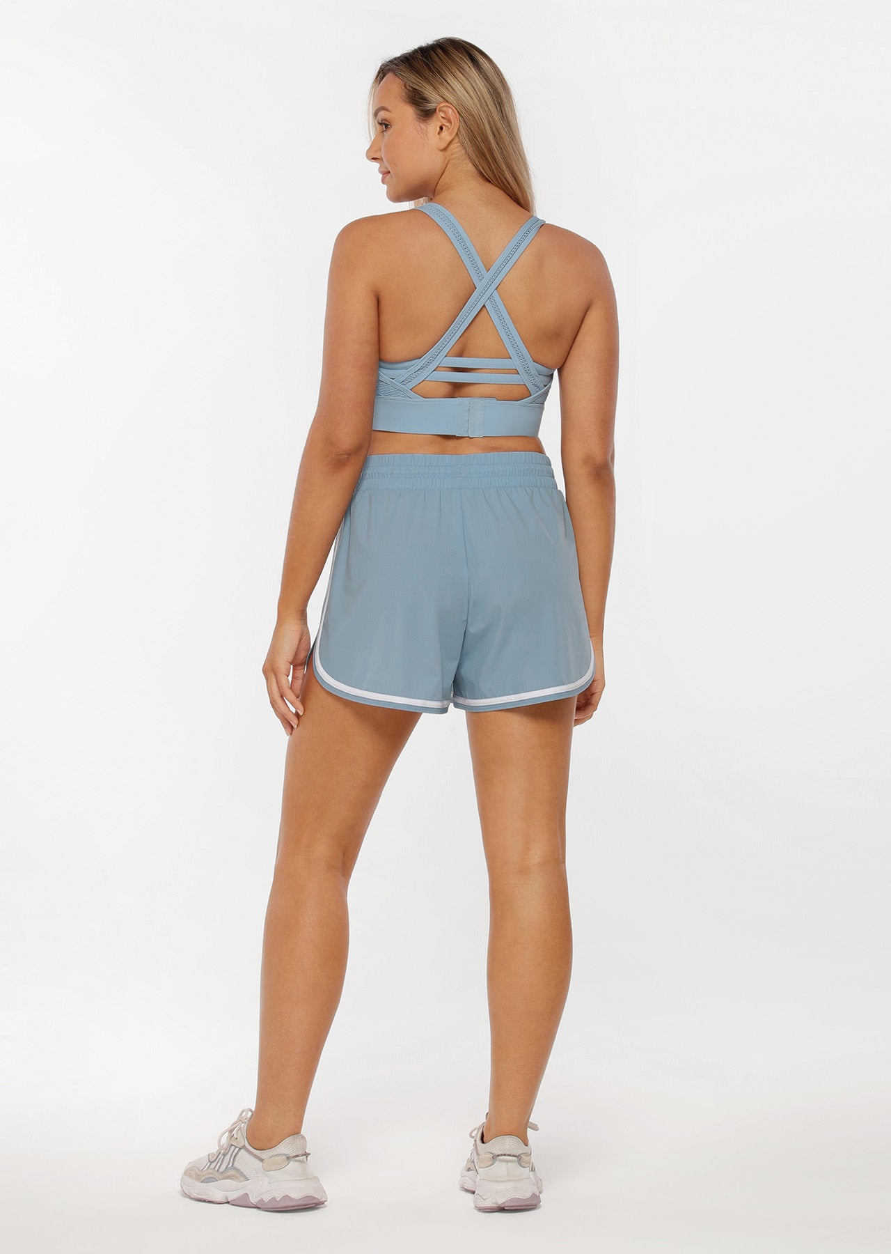 Lorna Jane Reps High Rise Run Shorts - Voyage Blue