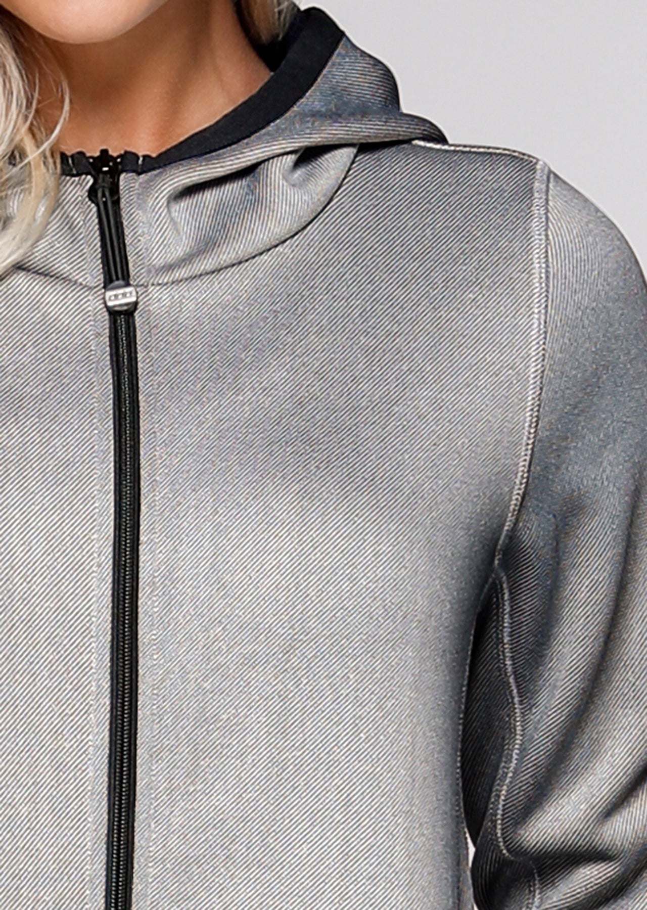 Lorna Jane Response Active Hoodie - Light Grey Marl